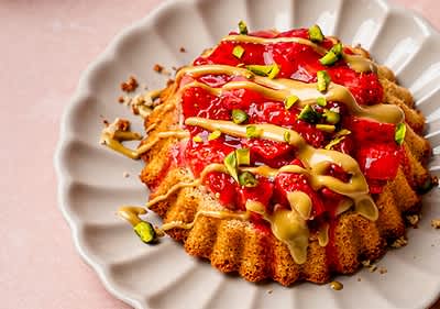 Glutenfreier Erdbeerkuchen