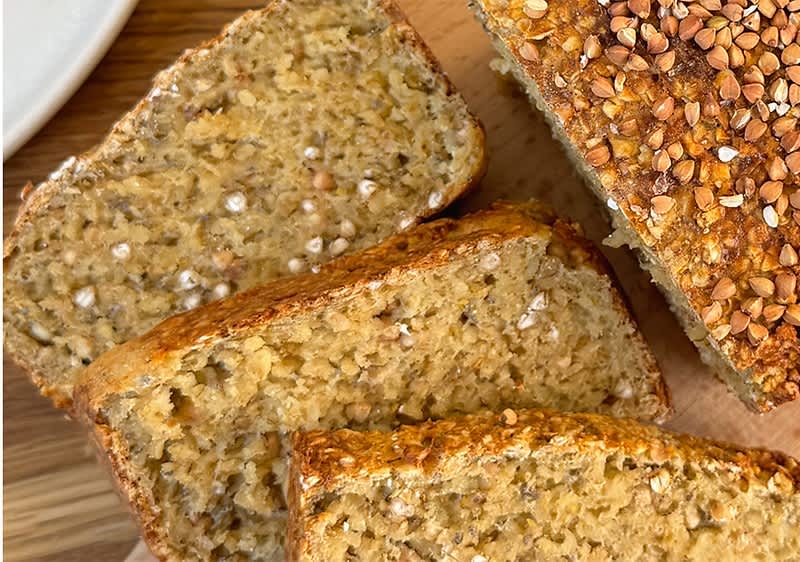 Glutenfreies Hafer-Buchweizen-Brot