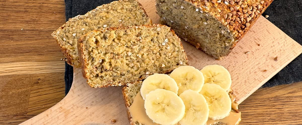 Glutenfreies Hafer-Buchweizen-Brot