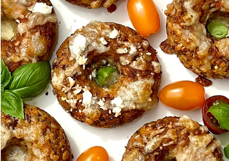 Glutenfreie Pizza Donuts