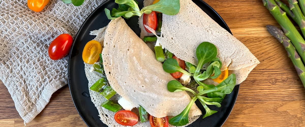 Glutenfreie Buchweizen Galettes