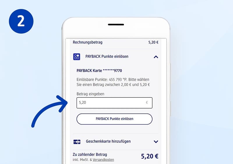 Payback Schritt 2
