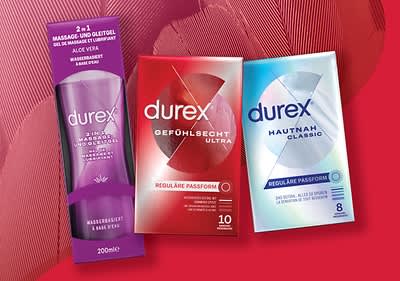 Durex Gleitgel und Kondome