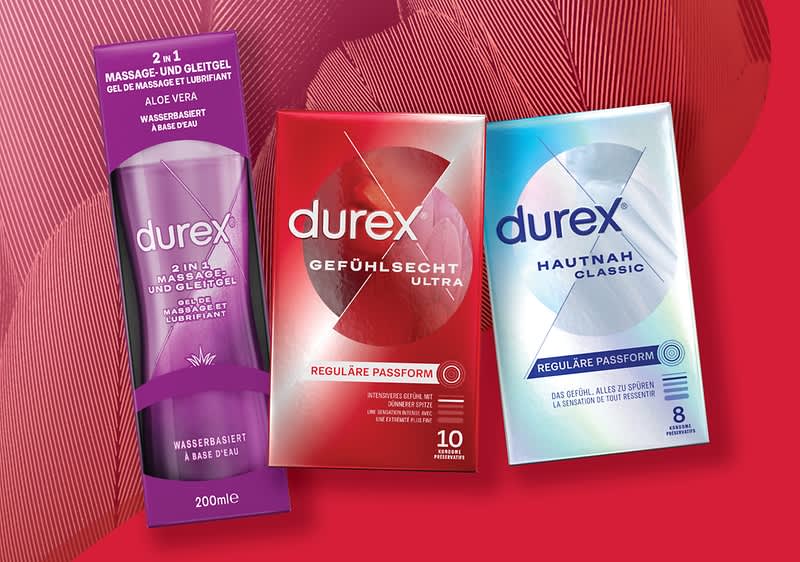 Durex Gleitgel und Kondome