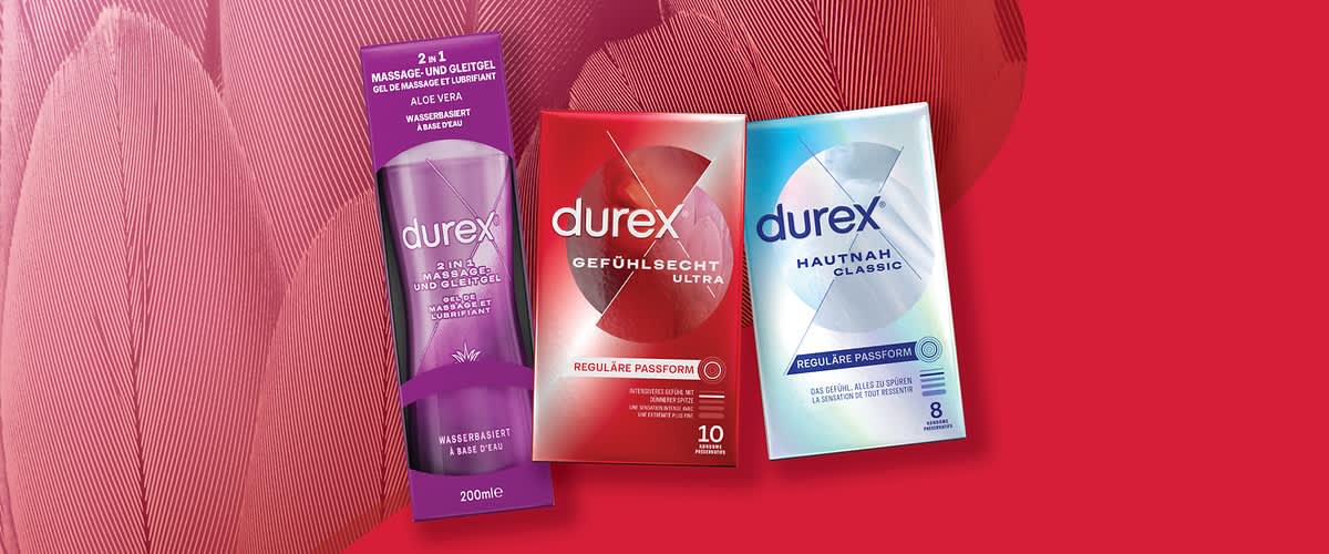 Durex Gleitgel und Kondome
