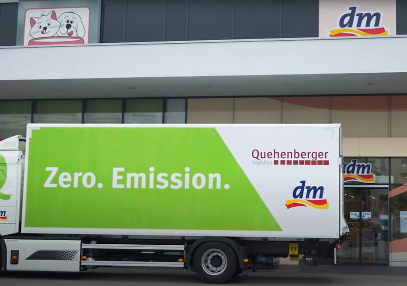 Standbild des E-LKW Videos