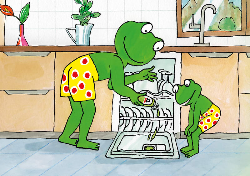 Geschirrspülmittel von Frosch