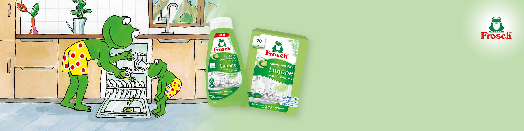 Geschirrspülmittel von Frosch