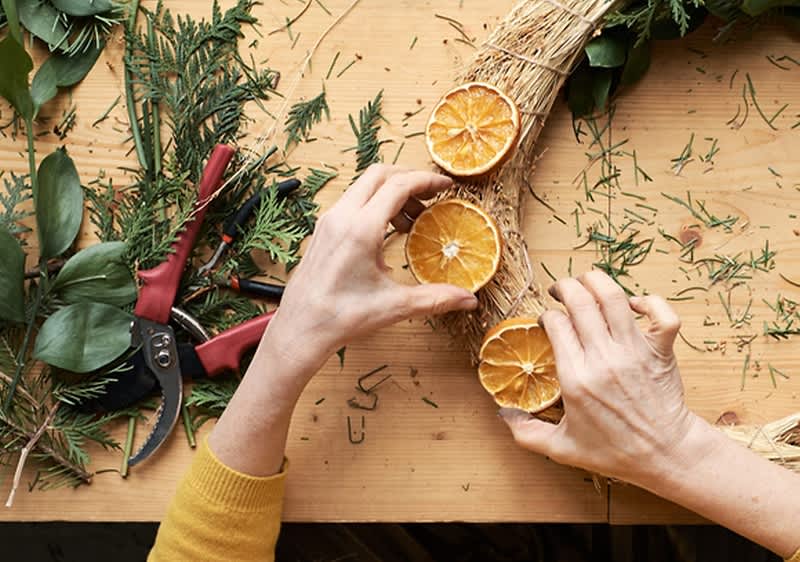 Weihnachtsdeko aus Naturmaterialien