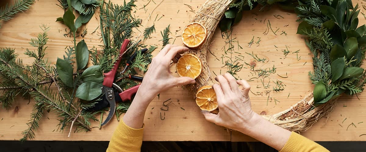 Weihnachtsdeko aus Naturmaterialien