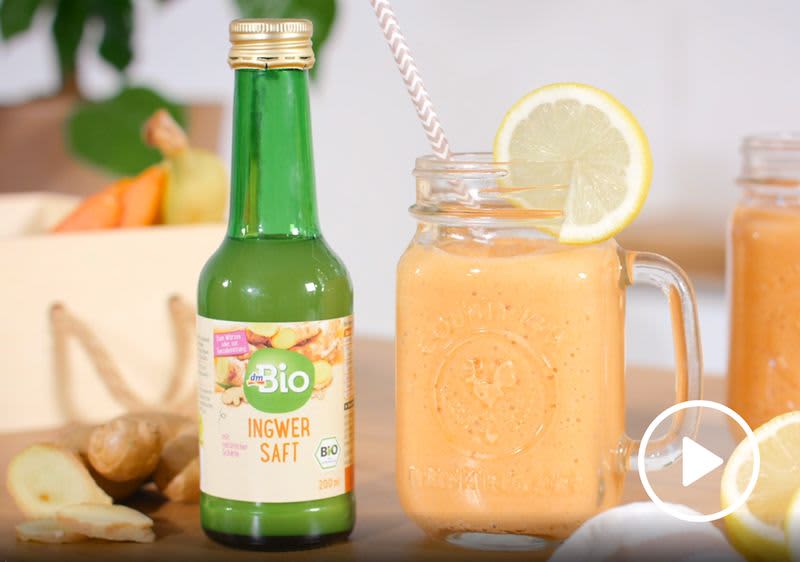 Rezept für Ingwer Smoothie