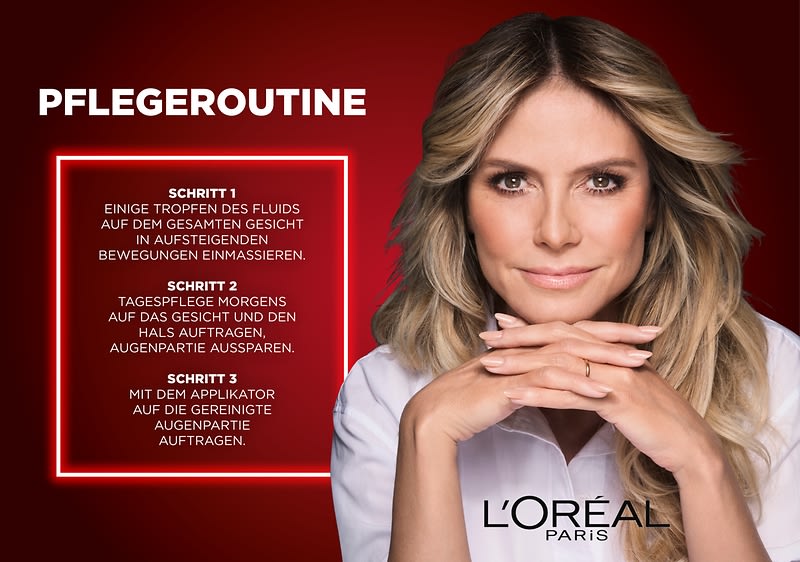 Pflegeroutine Heidi Klum