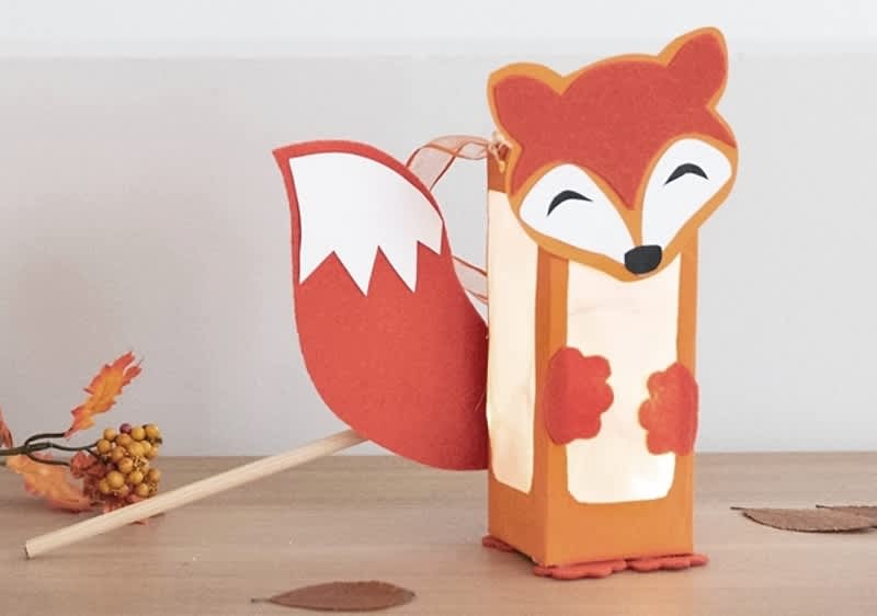 Bühne Laterne basteln