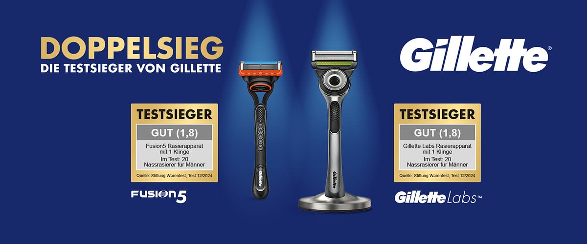Rasierer von Gillette