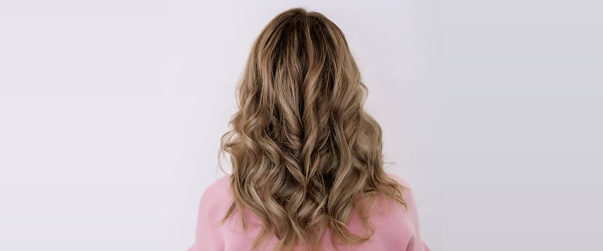 Hellbraune Haare