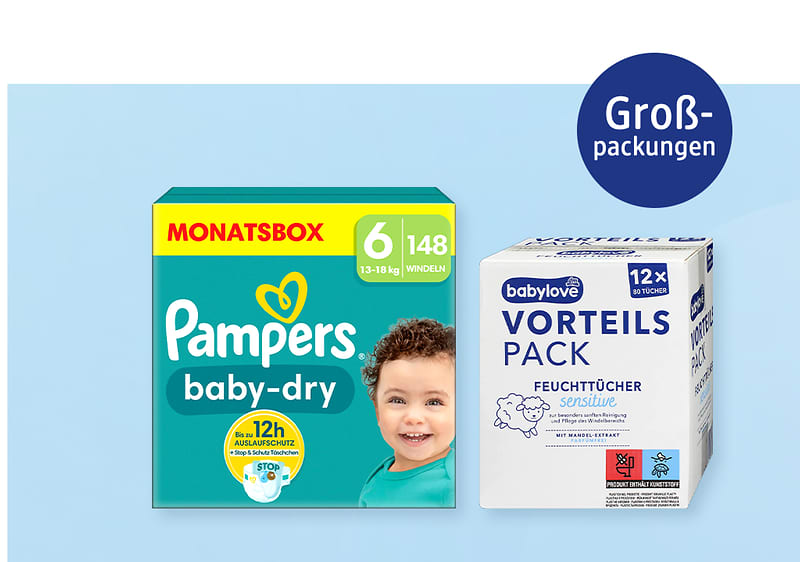Baby Großpackungen bei dm