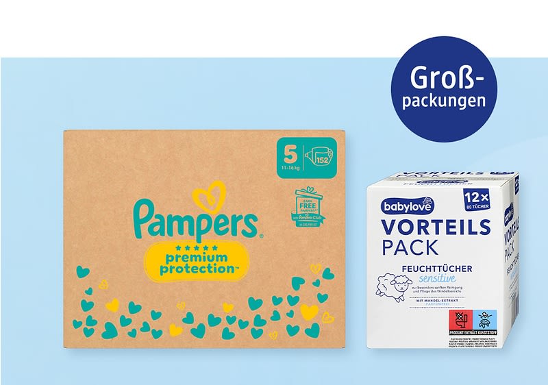 Baby Großpackungen bei dm
