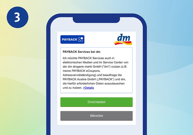 Zustimmung erteilen & online lospunkten!
