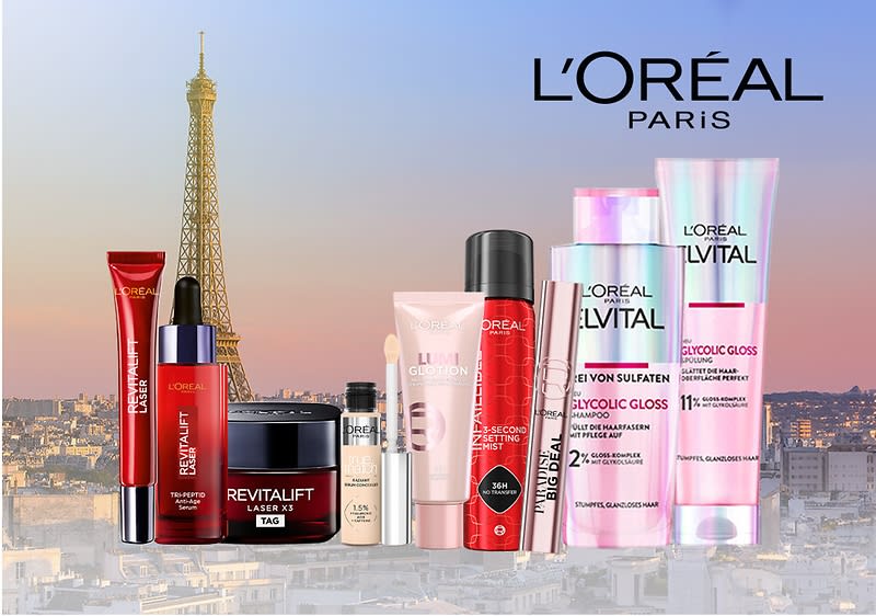 Loreal Paris Produkte und Heidi Klum