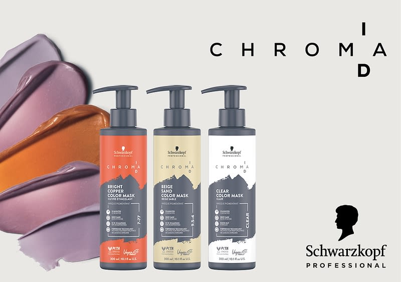 Schwarzkopf Chroma ID Haarmasken in verschiedenen Farben