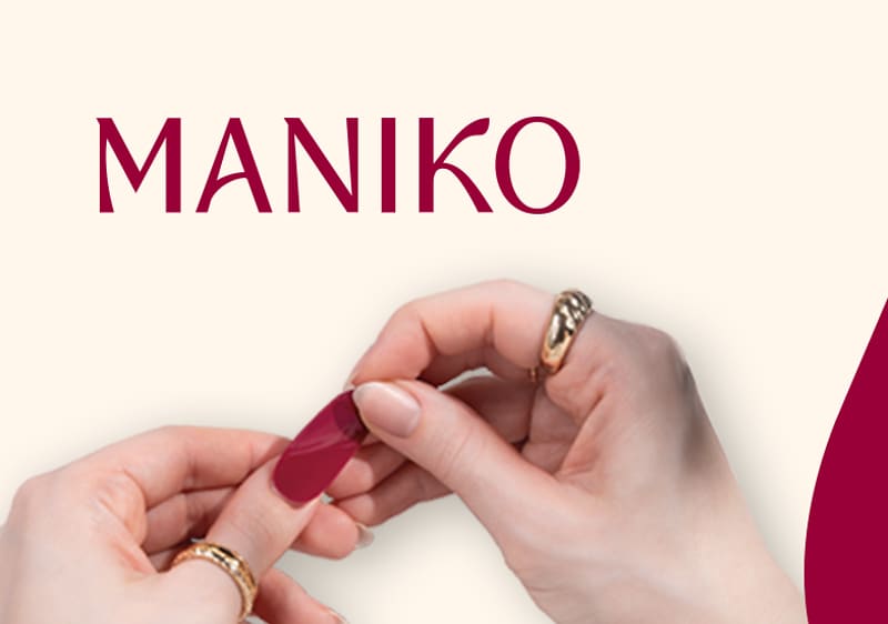 UV Gel Nagelstreifen von Maniko in verschiedenen Farben