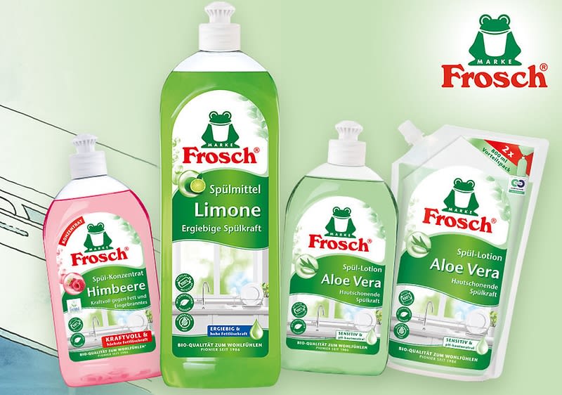 Frosch steht für Kreislaufwirtschaft