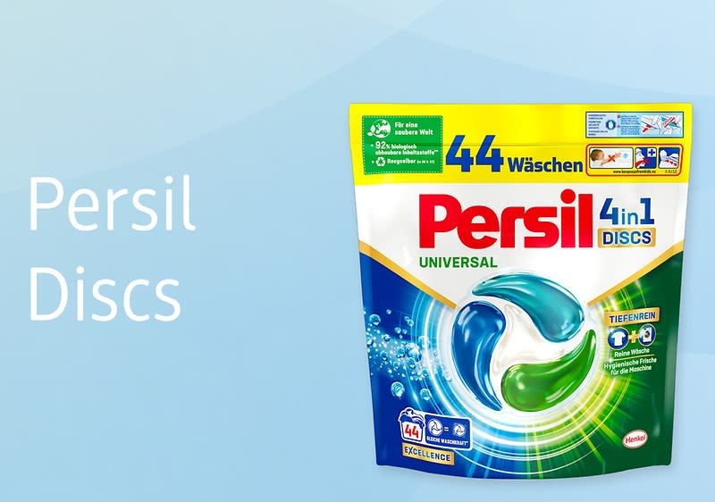 Persil Discs Verpackung mit 44 Waschladungen