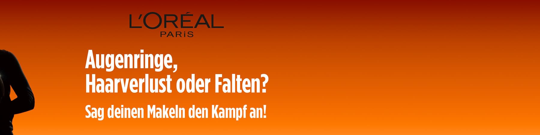 Ein Mann hält einen Helm, daneben der Text „NEXT LEVEL YOU. DEIN BEDÜRFNIS, DEINE KOMBO.“ auf orangefarbenem Hintergrund