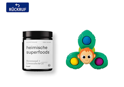 Abbildung des zurückzurufenden Produktes