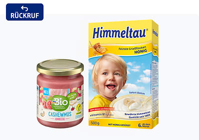 Abbildung des zurückzurufenden Produktes