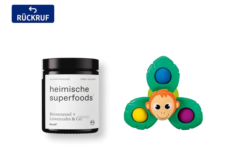 Abbildung des zurückzurufenden Produktes