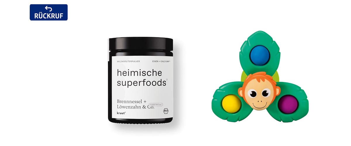 Abbildung des zurückzurufenden Produktes