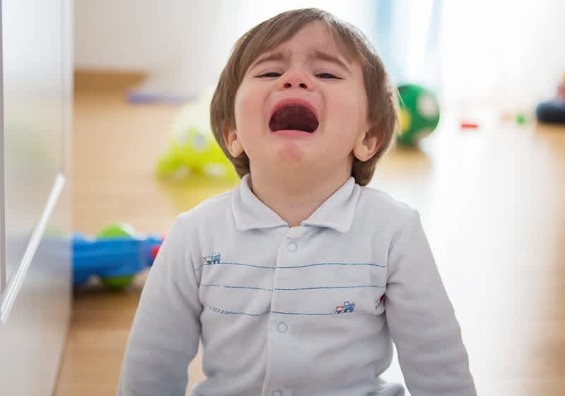 Kreischendes Kleinkind