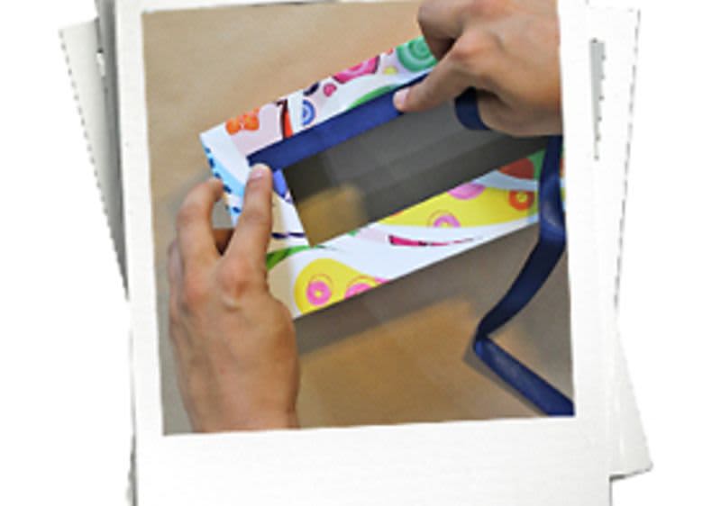 Taschentuchbox verzieren