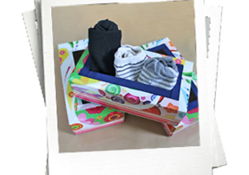 Aus der Taschentuchbox wurde eine Aufbewahrungsbox