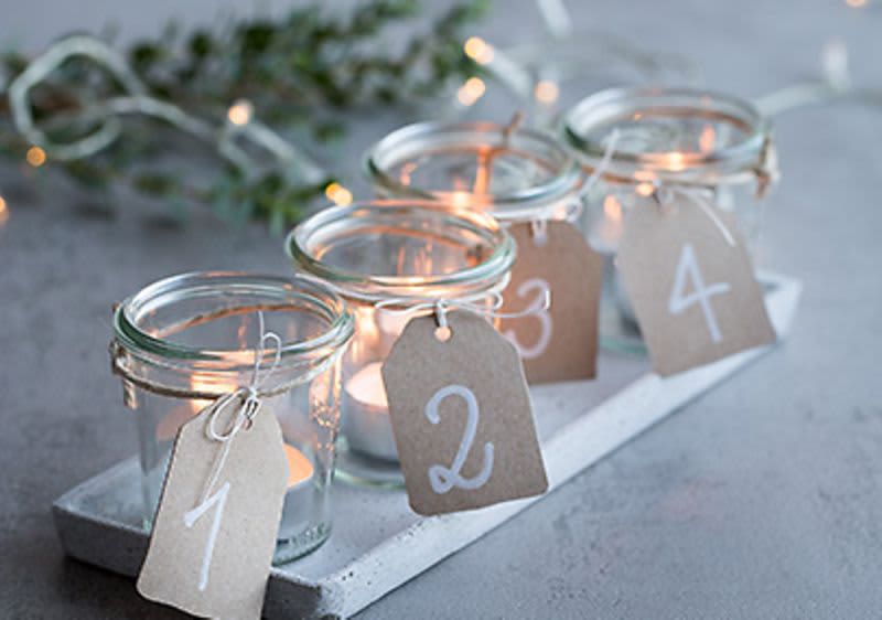 Teelicht Adventskranz