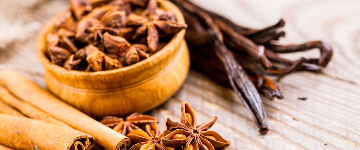 Zimt, Sternanis, Vanille