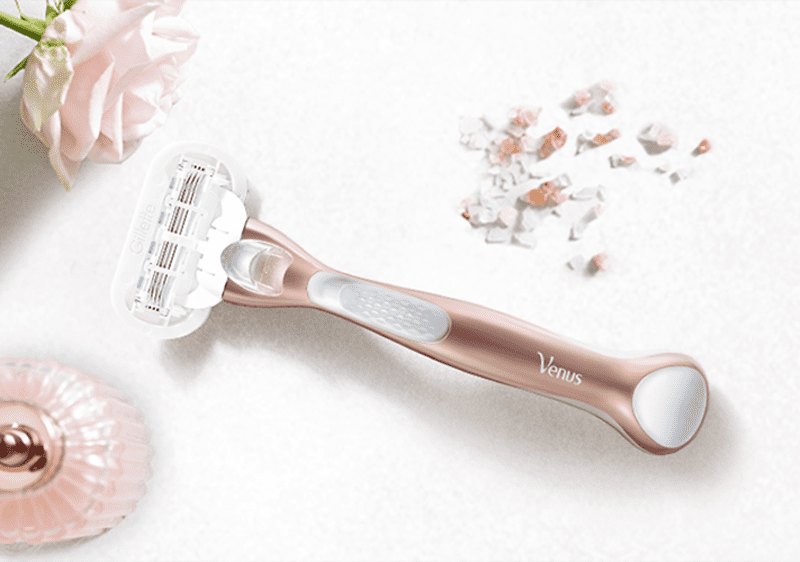 Gillette Vensu Roségold Rasierer