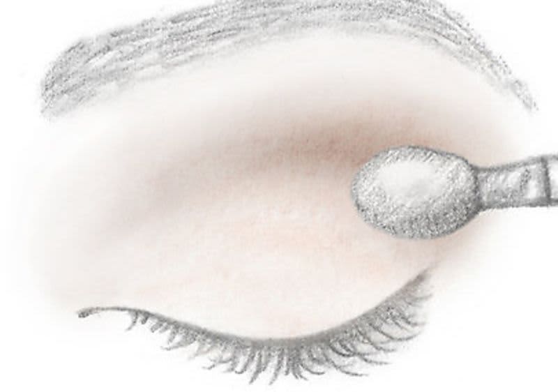 Lidschatten auftragen Schritt 2