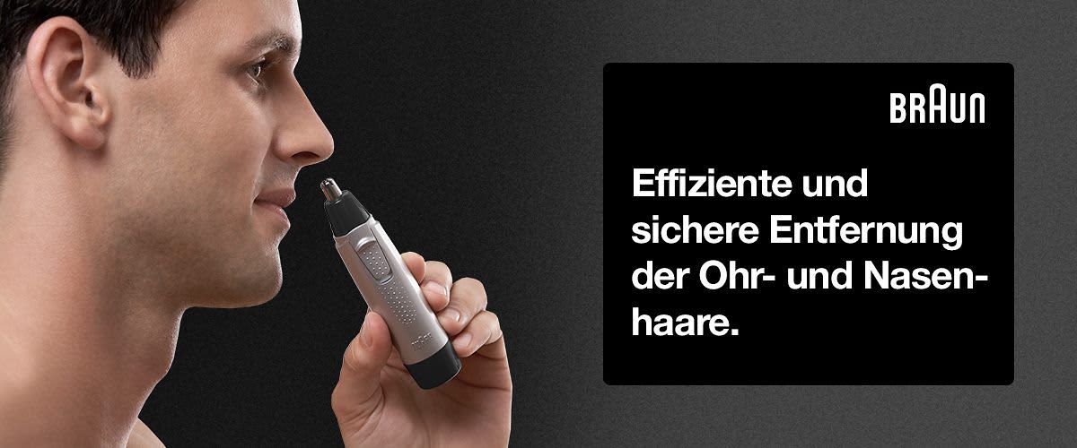 Braun Nasen- und Ohrhaartrimmer