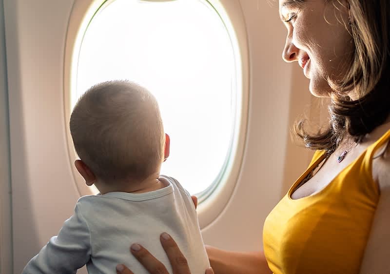 Mit Baby fliegen