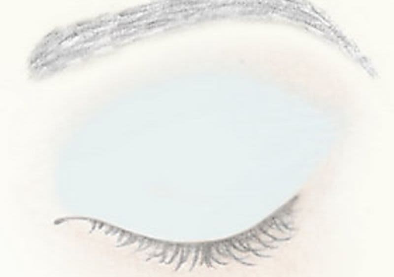 Schritt 1: Hellen Lidschatten auftragen