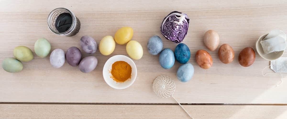 Eierfärben mit Naturfarben
