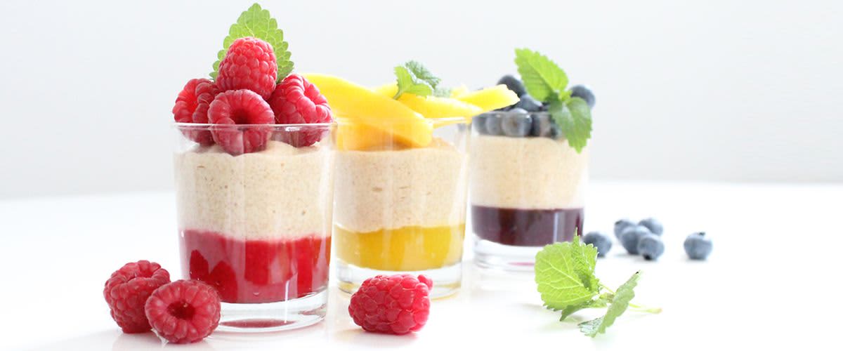 Kokos-Himbeer-Flammerie