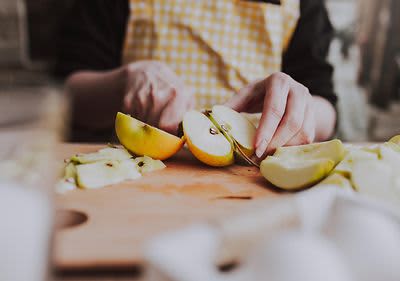 Vitamine und Obst im Winter