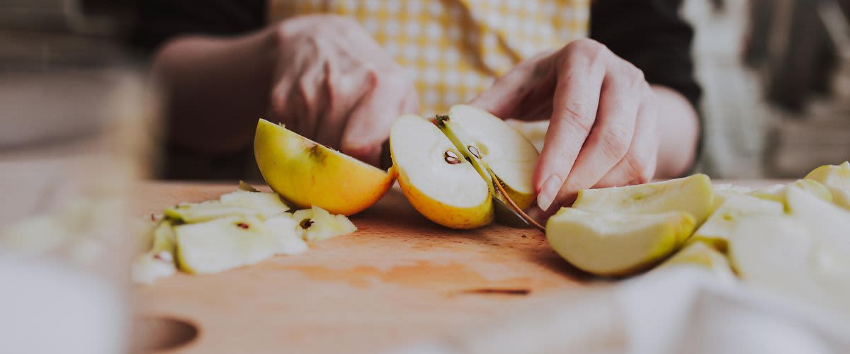 Vitamine und Obst im Winter