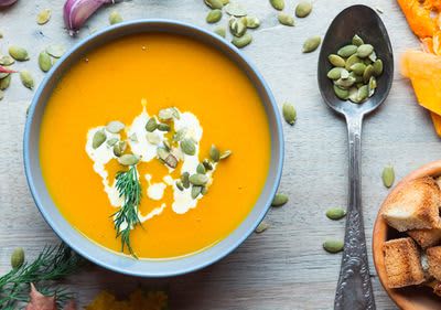 Kürbiscremesuppe
