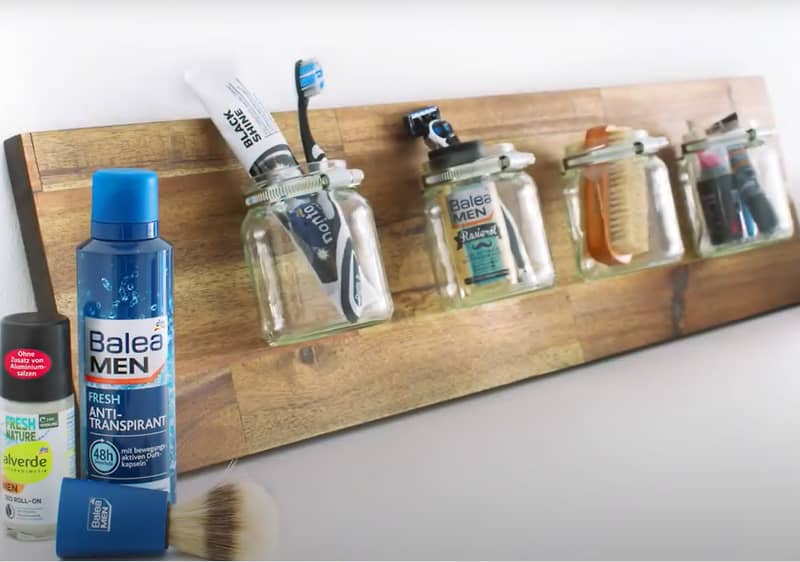 DIY Badregal basteln für Männer