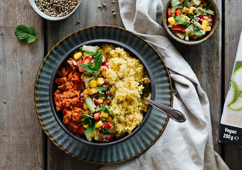 Vegetarisches Rezept: Pulled Jackfruit