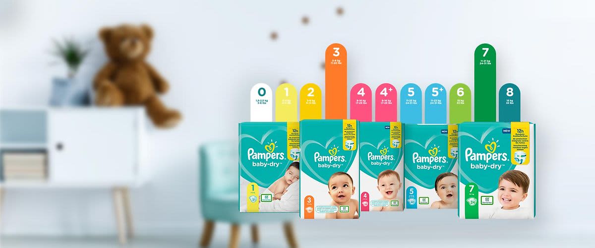 Pampers Windelgrößen